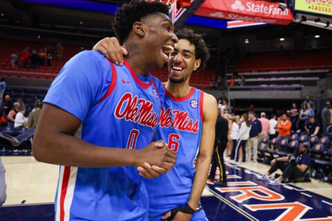 Rebels knock off Auburn for the first time since 2021