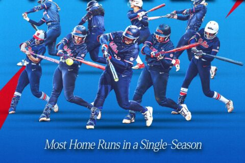 Rebels set single-season HR record with victory over instate foe Southern Miss