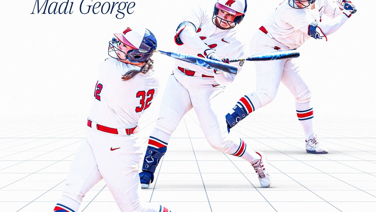 Madi George sets frosh HR record in Rebels midweek victory over UNA