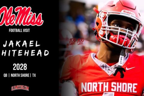 Lone Star QB Jakael Whitehead will visit Ole Miss, Oxford for first time this week