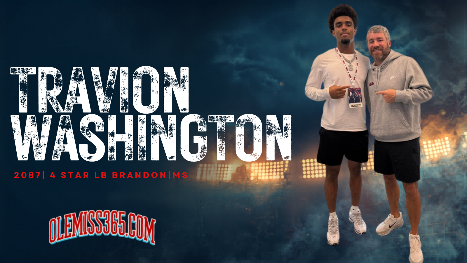 '28 LB Travion 'Tray' Washington recaps his visit with the Rebels - Ole ...