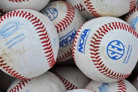 Rebels run-ruled by A&M in Game 2