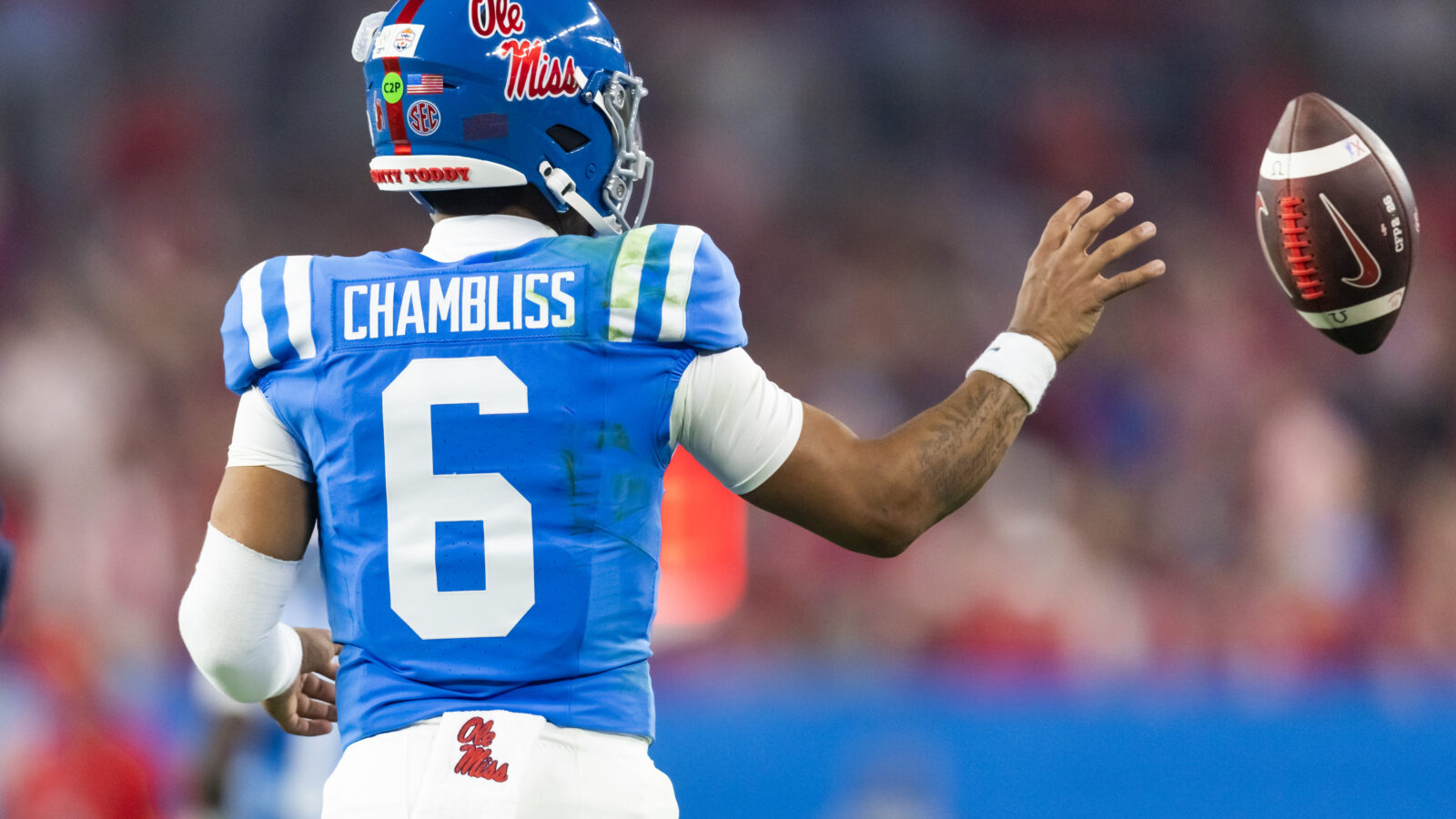Watch | QB Trinidad Chambliss awarded degree as new season approaches