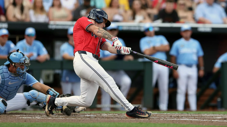 Ole Miss loses 6-2 in opening game of College World Series to North Carolina