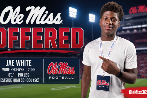 Ole Miss offers rising 2029 Westside WR Jaedon “Jae” White