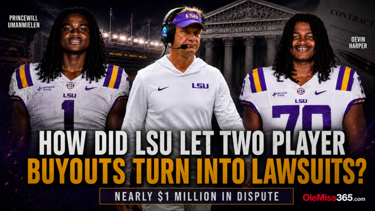 How did LSU let two players buyouts turn into lawsuits?