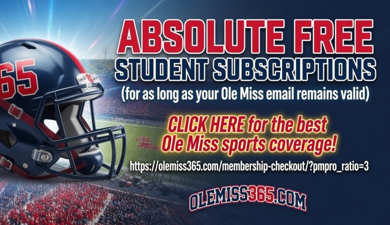 OleMiss365 offers students FREE subs for as long as their Ole Miss emails valid