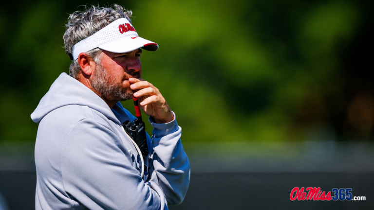 Pete Golding encouraged by Ole Miss’ mentality, chemistry after day 1 of fall camp