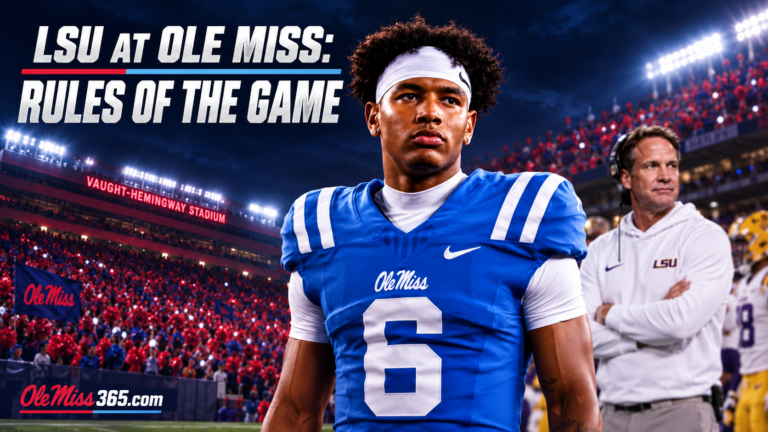 LSU at Ole Miss: Rules of the game